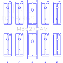 KING ENGINE BEARINGS MB5270AM