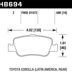 Hawk Performance HB694Z.580