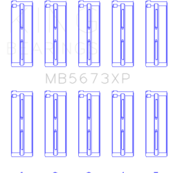 KING ENGINE BEARINGS MB5673XP
