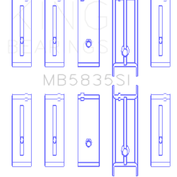 KING ENGINE BEARINGS MB5835SI05