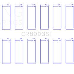 KING ENGINE BEARINGS CR8003SI075