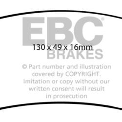 EBC Yellowstuff Brake Pad Sets EBC DP4538R