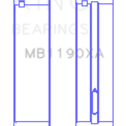 KING ENGINE BEARINGS MB1190XA05