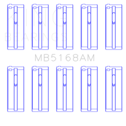 KING ENGINE BEARINGS MB5168AM025