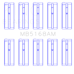 KING ENGINE BEARINGS MB5168AM025