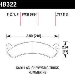 Hawk Performance HB322P.717