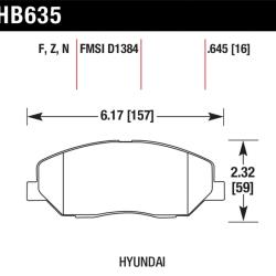 Hawk Performance HB635F.645
