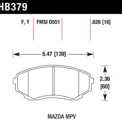Hawk Performance HB379Y.626