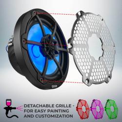DSE NXL Coaxial Marine Speakers DS18 NXL-8M/BK