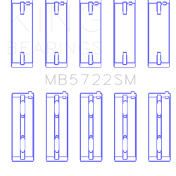 KING ENGINE BEARINGS MB5722SM025