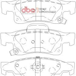 DBA XP650 Brake Pads DBA DB2217XP