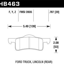 Hawk Performance HB463Y.787