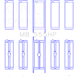 KING ENGINE BEARINGS MB555HP010