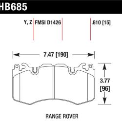 HAWK PERFORMANCE HB685Y610