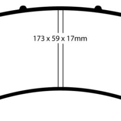 EBC Greenstuff Brake Pad Sets EBC DP61667