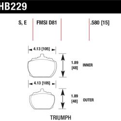 HAWK PERFORMANCE HB229S580
