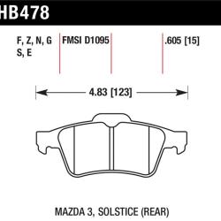 Hawk Performance HB478U.605
