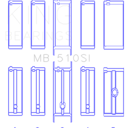 KING ENGINE BEARINGS MB510SI