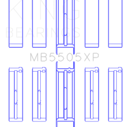 KING ENGINE BEARINGS MB5505XP