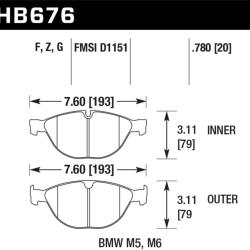 HAWK PERFORMANCE HB676B780
