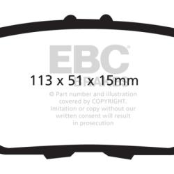 EBC Greenstuff Brake Pad Sets EBC DP61754