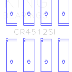 KING Rod Bearings King Engine Bearings CR4512SI