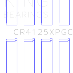 KING ENGINE BEARINGS CR4125XPGC