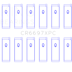 KING ENGINE BEARINGS CR6697XPC