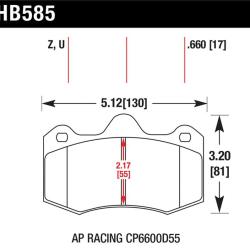 Hawk Performance HB585U.660