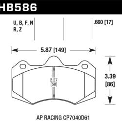 HAWK PERFORMANCE HB586U660