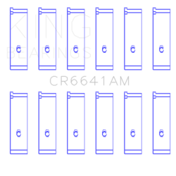 KING ENGINE BEARINGS CR6641AM025