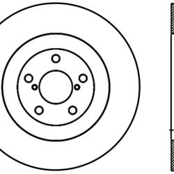 ST Slot & Drill Brake Rotors Stoptech 127.47018L