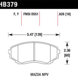 Hawk Performance HB379Y.626