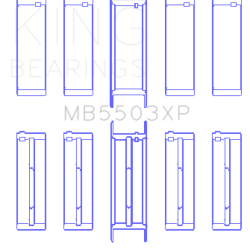 KING ENGINE BEARINGS MB5503XPSTDX