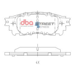 DBA Street Series Brake Pads DBA DB2419SS