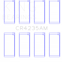 KING ENGINE BEARINGS CR4235AM025