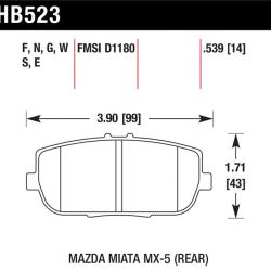 HAWK PERFORMANCE HB523S539