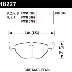 Hawk Performance HB227B.630