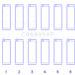 KING ENGINE BEARINGS CR6895XP