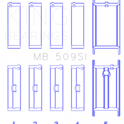 KING ENGINE BEARINGS MB509SI040