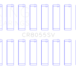 KING ENGINE BEARINGS CR8055SV075