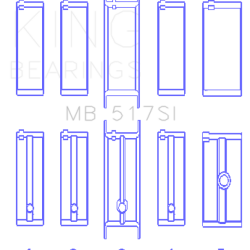 KING ENGINE BEARINGS MB517SI010