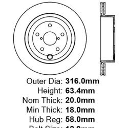STOPTECH 12547030CRY
