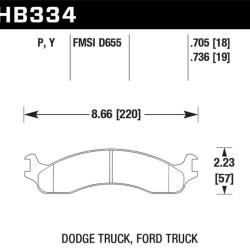 Hawk Performance HB334P.736
