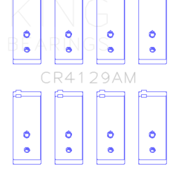KING Rod Bearings King Engine Bearings CR4129AM0.5