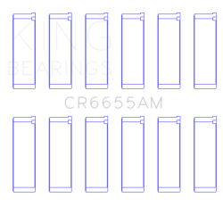 KING ENGINE BEARINGS CR6655AM
