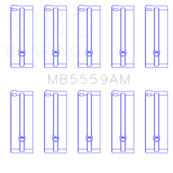KING ENGINE BEARINGS MB5559AM025
