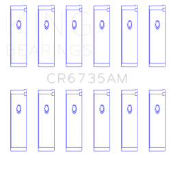 KING ENGINE BEARINGS CR6735AM