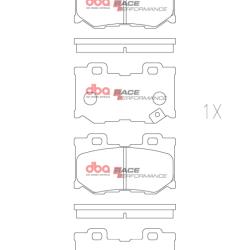 DBA RP Performance Brake Pads DBA DB2401RP