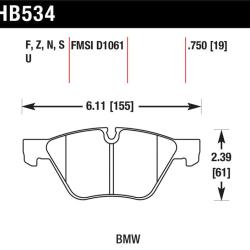 Hawk Performance HB534N.750